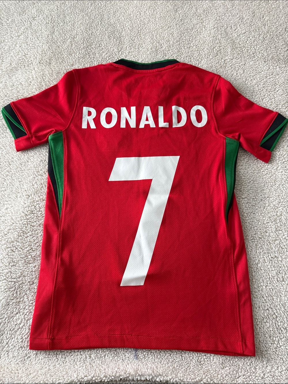 Portugal 🇵🇹 #7 Cristiano Ronaldo Euro 2024 Home Nike Youth Jersey